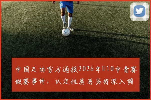 中国足协官方通报2026年U10中青赛假赛事件，认定性质恶劣将深入调查